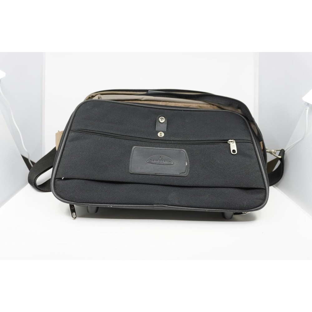 Samsonite Weekender Shoulder Carry On Tote Bag Luggage Travel Black Laptop